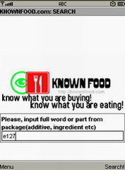 KNOWNFOOD - Be aware of what you are eating!