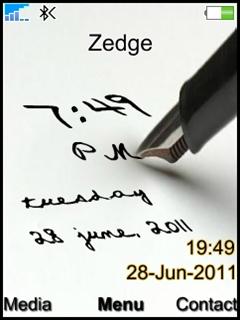 Ink Pen Clock V2
