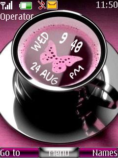 Butterlfy Clock