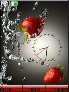 Strawberry Clock