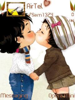 Cute Love Kiss