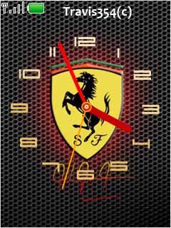 Ferrari Clock