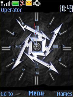 Metallica Clock