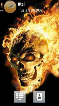 Fire Skull