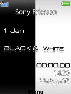 Black White