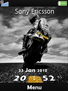 Vale Rossi Clock