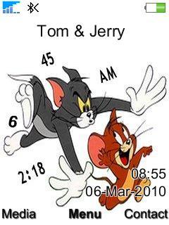 Tom And Jerry Clock