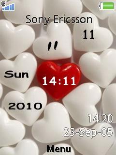Hearts Clock