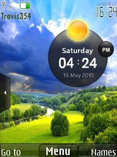 Sunny Day Clock
