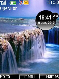 Waterfall Clock