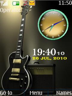 Guitar Dual Clock