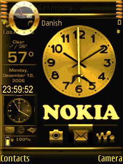 Animated Nokia Clock