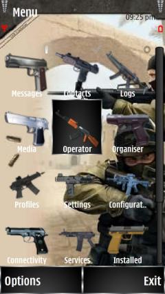 Guns Menu