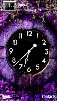 Purple Clock