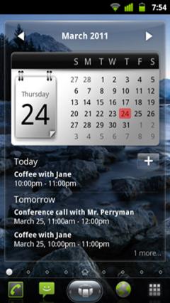 Mobile Calendar