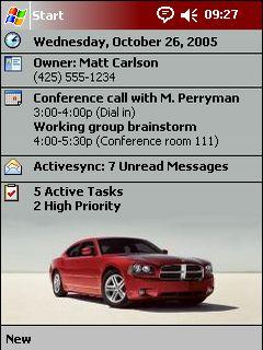 2005 Dodge Charger RT AV Theme for Pocket PC