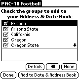 2006 Pac-10 Football Schedules