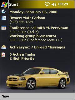 2007 Dodge Super Bee AV Theme for Pocket PC