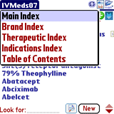 Intravenous Medications (Palm OS)