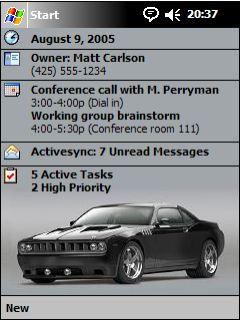 2010 Dodge Challenger AV Theme for Pocket PC