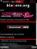 Biskero mobile site