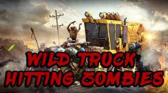 Wild truck hitting zombies