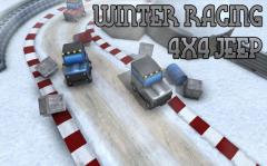 Winter racing: 4x4 jeep