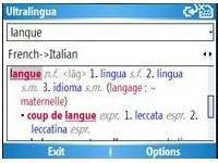 Ultralingua French-Italian Dictionary