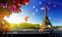 3D Eiffel Tower Live Wallpaper