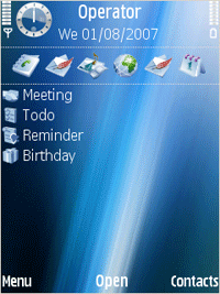 Beams Blue Theme
