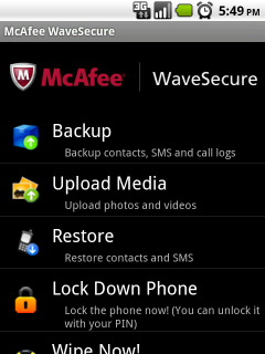 McAfee WaveSecure for Android (Trial)