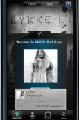 Lykke Li Mobile Backstage