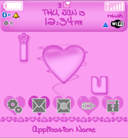 I Heart U (Pink) 8100/Pearl Theme