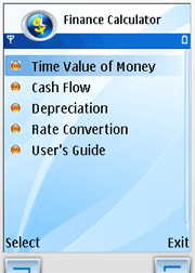 Mobile Financial Calculator