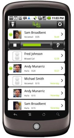 HulloMail Better Visual Voicemail - UK Only