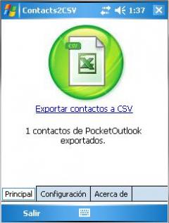 Contacts2Excel [CSV]