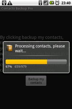 Contacts Backup Pro