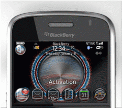 9000 Hope By KC Blackberry theme Target OS 4.6