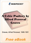 A Celtic Psaltery for MobiPocket Reader