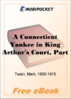 A Connecticut Yankee in King Arthur's Court, Part 1 for MobiPocket Reader