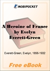 A Heroine of France for MobiPocket Reader