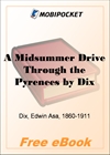 A Midsummer Drive Through the Pyrenees for MobiPocket Reader