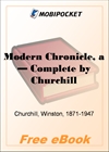 A Modern Chronicle - Complete for MobiPocket Reader