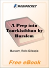 A Peep into Toorkisthhan for MobiPocket Reader