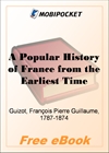 A Popular History of France from the Earliest Times, Volume 1 for MobiPocket Reader