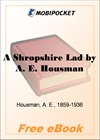 A Shropshire Lad for MobiPocket Reader