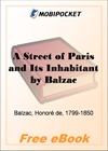 A Street of Paris and Its Inhabitant for MobiPocket Reader