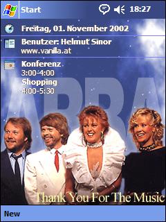 ABBA, Thank You For The Music Animated Theme for Pocket PC