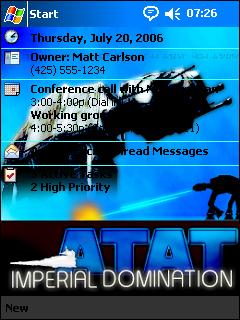 AT-AT AM Theme for Pocket PC