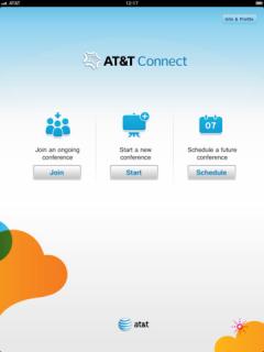 AT&T Connect Mobile Application for iPad